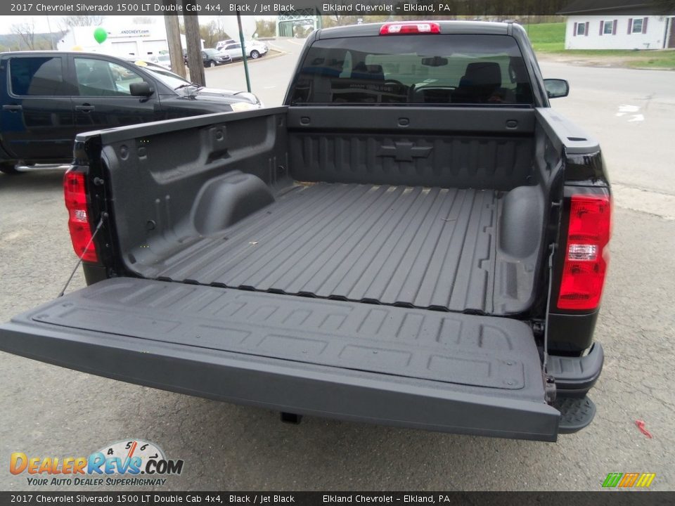 2017 Chevrolet Silverado 1500 LT Double Cab 4x4 Black / Jet Black Photo #11