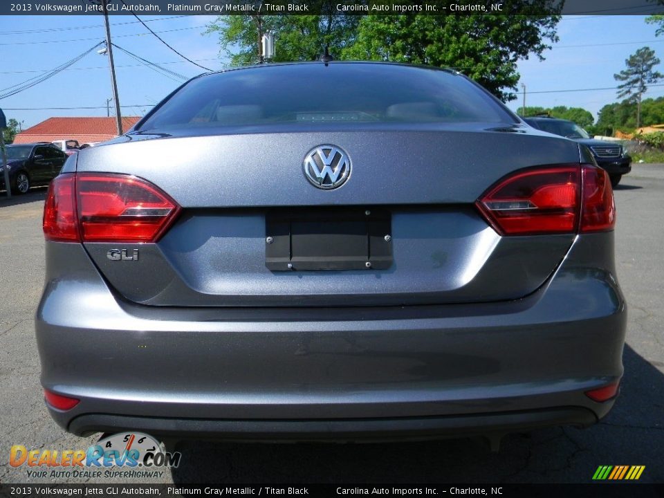 2013 Volkswagen Jetta GLI Autobahn Platinum Gray Metallic / Titan Black Photo #9