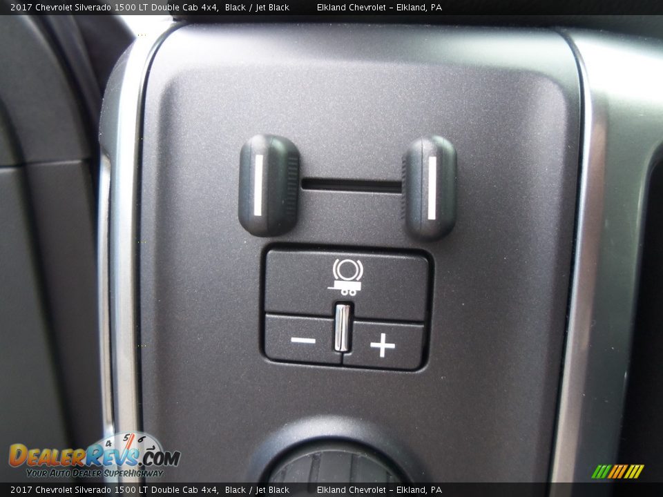2017 Chevrolet Silverado 1500 LT Double Cab 4x4 Black / Jet Black Photo #20