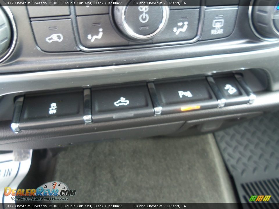 2017 Chevrolet Silverado 1500 LT Double Cab 4x4 Black / Jet Black Photo #22