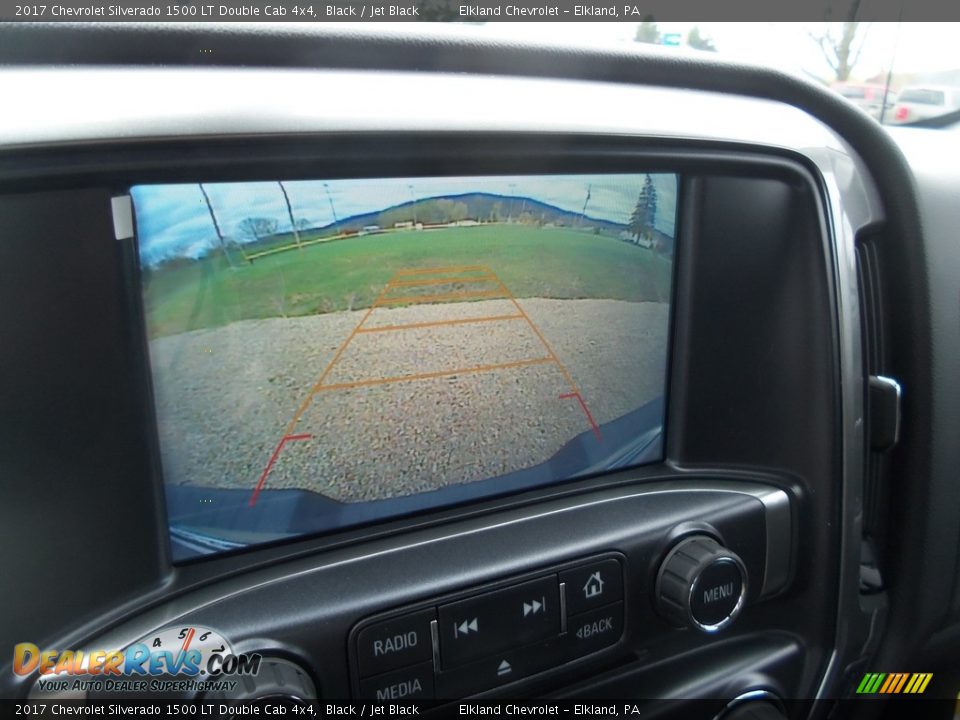 2017 Chevrolet Silverado 1500 LT Double Cab 4x4 Black / Jet Black Photo #24