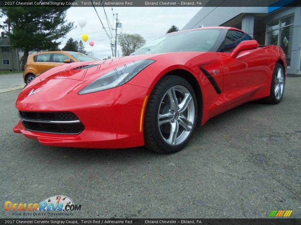2017 Chevrolet Corvette Stingray Coupe Torch Red / Adrenaline Red Photo #3