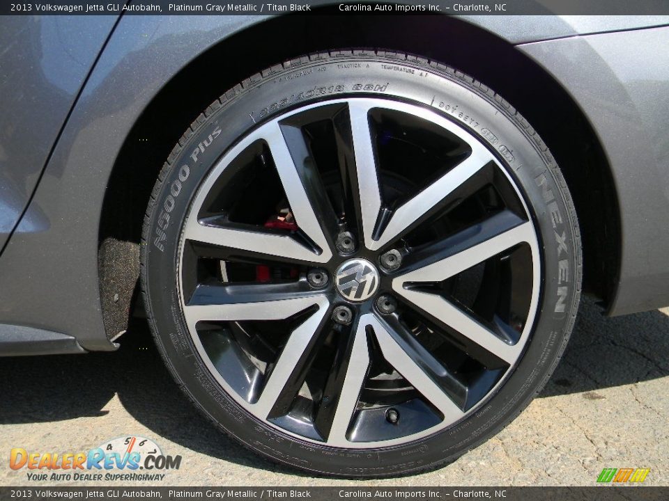 2013 Volkswagen Jetta GLI Autobahn Platinum Gray Metallic / Titan Black Photo #26