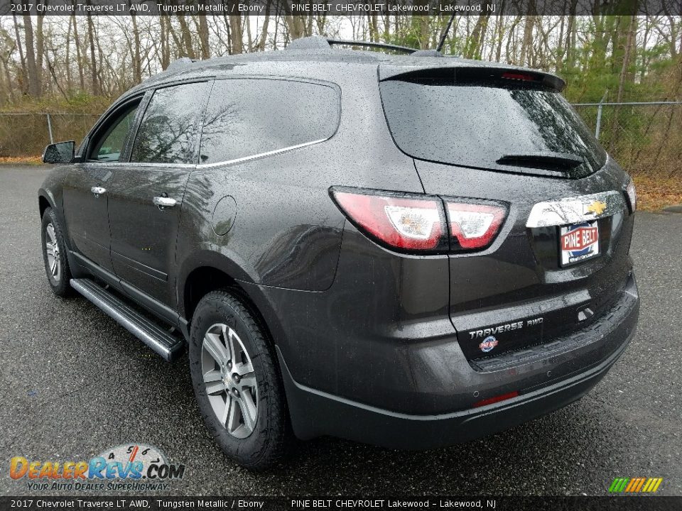 2017 Chevrolet Traverse LT AWD Tungsten Metallic / Ebony Photo #4