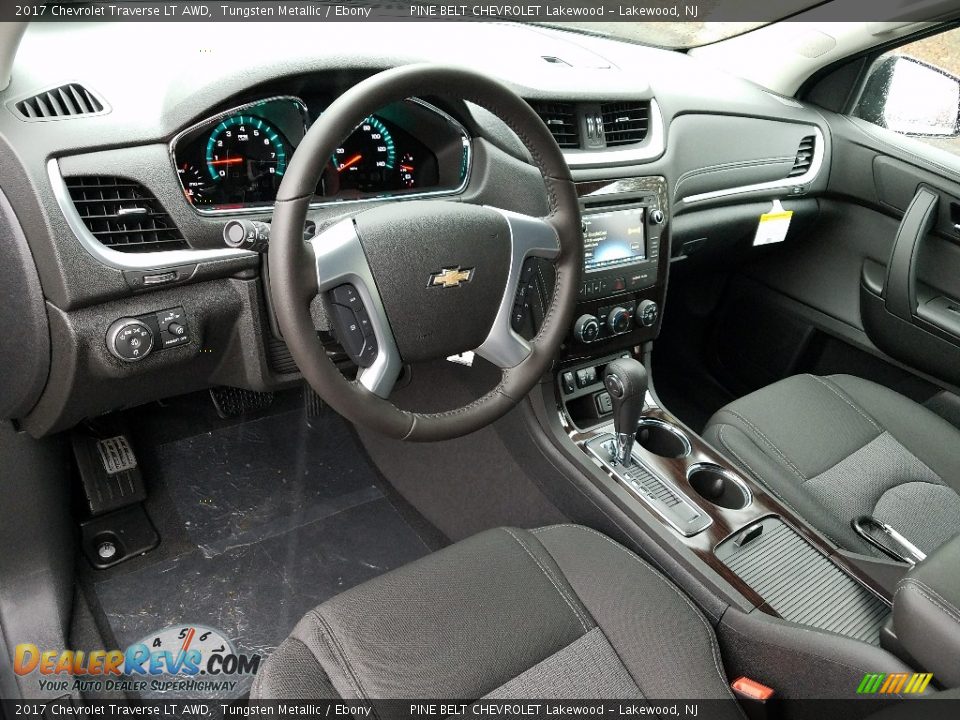 2017 Chevrolet Traverse LT AWD Tungsten Metallic / Ebony Photo #9