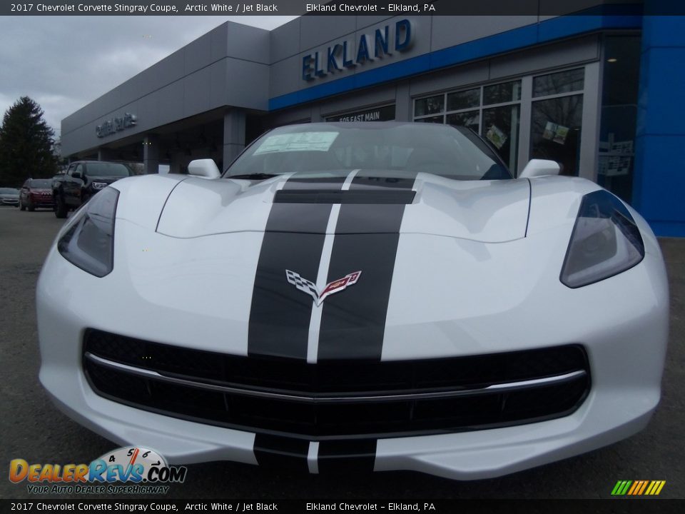 2017 Chevrolet Corvette Stingray Coupe Arctic White / Jet Black Photo #2