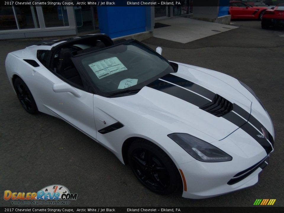 2017 Chevrolet Corvette Stingray Coupe Arctic White / Jet Black Photo #3