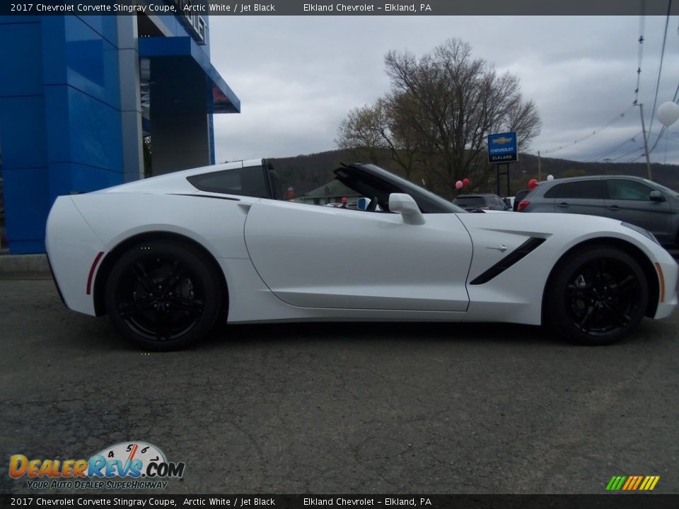 2017 Chevrolet Corvette Stingray Coupe Arctic White / Jet Black Photo #4