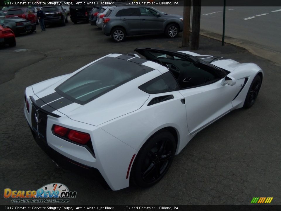 2017 Chevrolet Corvette Stingray Coupe Arctic White / Jet Black Photo #5
