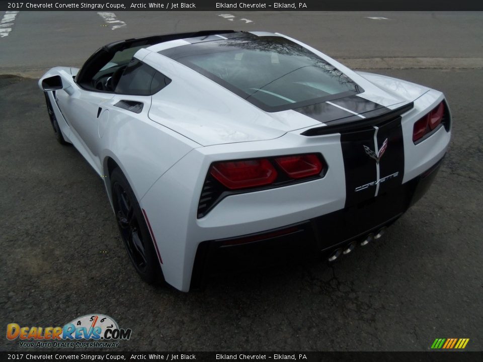2017 Chevrolet Corvette Stingray Coupe Arctic White / Jet Black Photo #6