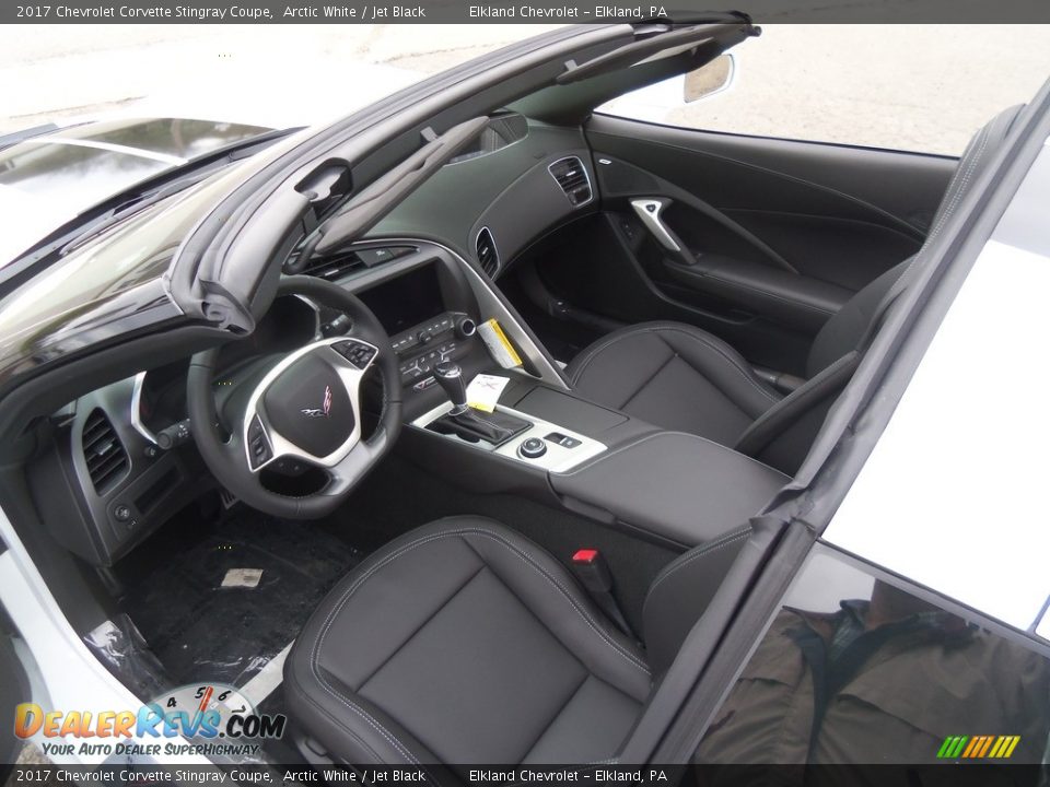 2017 Chevrolet Corvette Stingray Coupe Arctic White / Jet Black Photo #7