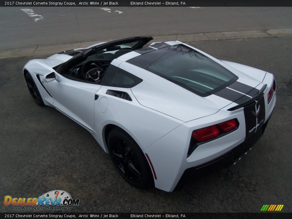 2017 Chevrolet Corvette Stingray Coupe Arctic White / Jet Black Photo #8