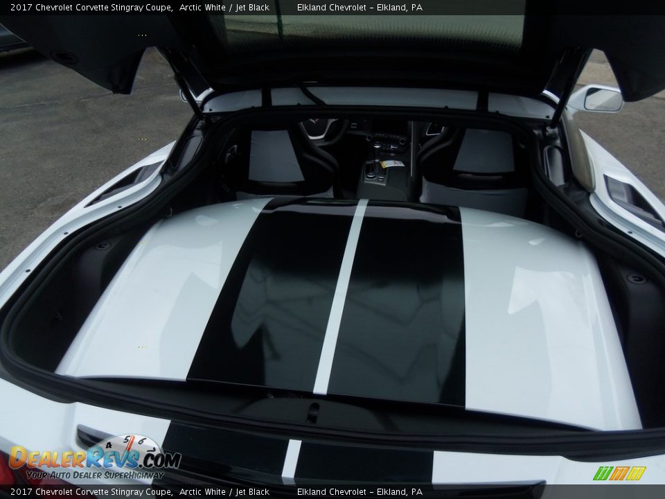 2017 Chevrolet Corvette Stingray Coupe Arctic White / Jet Black Photo #9