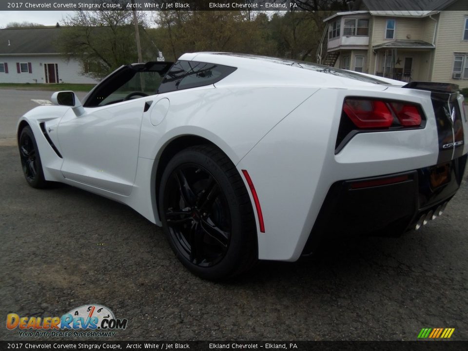 2017 Chevrolet Corvette Stingray Coupe Arctic White / Jet Black Photo #10