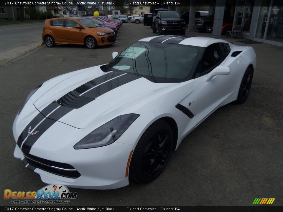 2017 Chevrolet Corvette Stingray Coupe Arctic White / Jet Black Photo #15