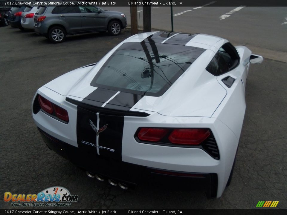 2017 Chevrolet Corvette Stingray Coupe Arctic White / Jet Black Photo #17