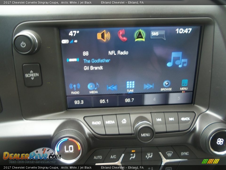 2017 Chevrolet Corvette Stingray Coupe Arctic White / Jet Black Photo #21