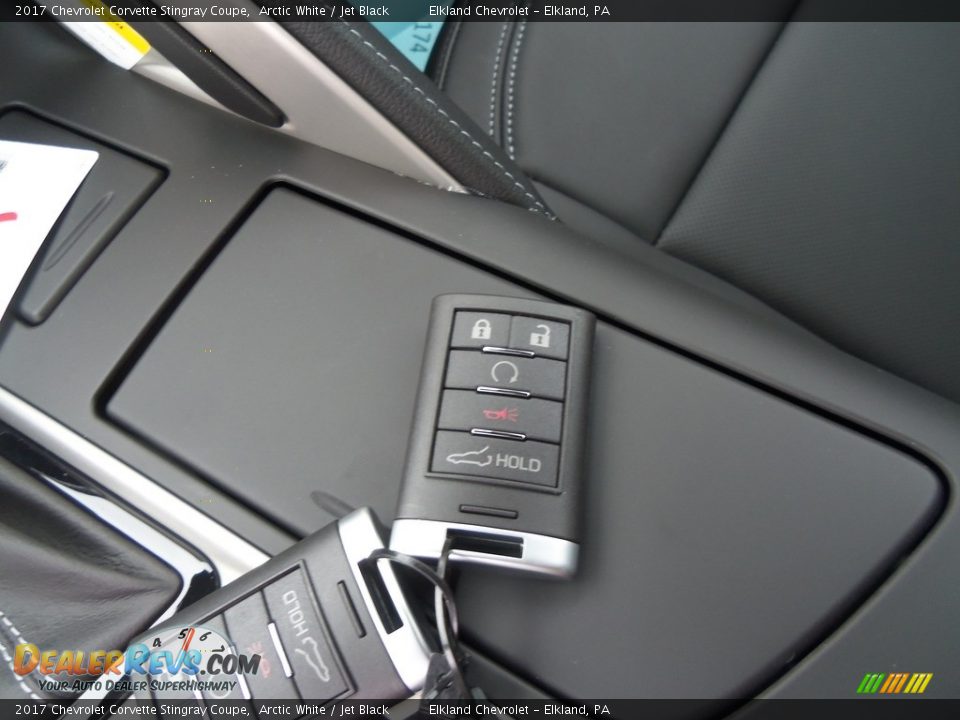 2017 Chevrolet Corvette Stingray Coupe Arctic White / Jet Black Photo #26