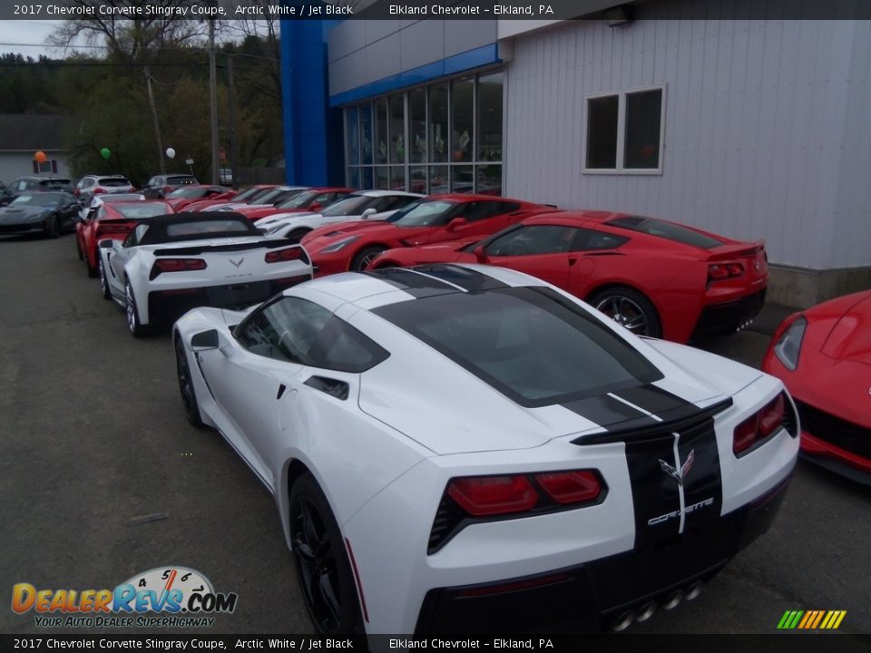 2017 Chevrolet Corvette Stingray Coupe Arctic White / Jet Black Photo #27