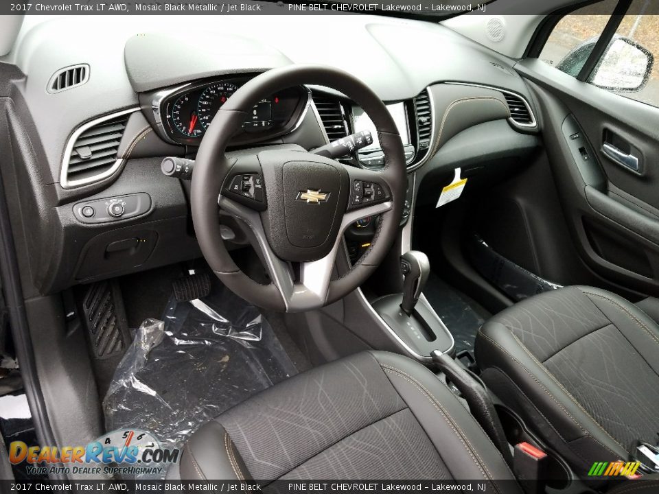 Jet Black Interior - 2017 Chevrolet Trax LT AWD Photo #10