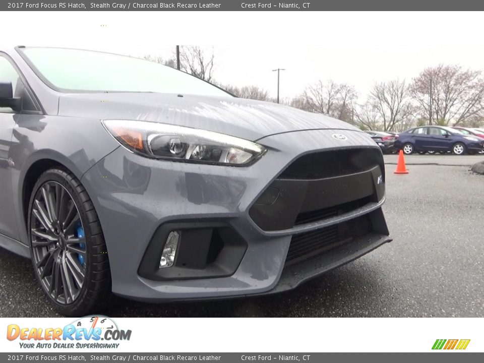 2017 Ford Focus RS Hatch Stealth Gray / Charcoal Black Recaro Leather Photo #30