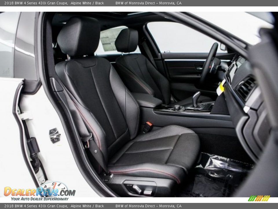 Black Interior - 2018 BMW 4 Series 430i Gran Coupe Photo #2