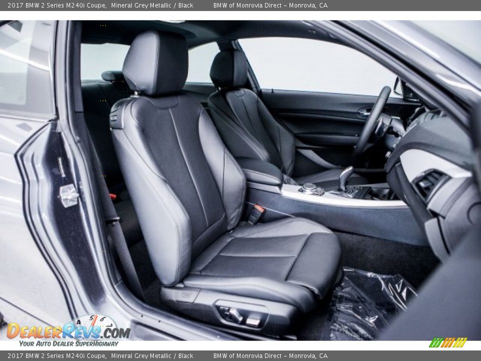 2017 BMW 2 Series M240i Coupe Mineral Grey Metallic / Black Photo #2