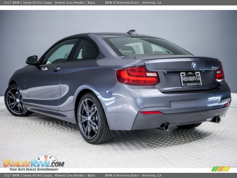 2017 BMW 2 Series M240i Coupe Mineral Grey Metallic / Black Photo #3