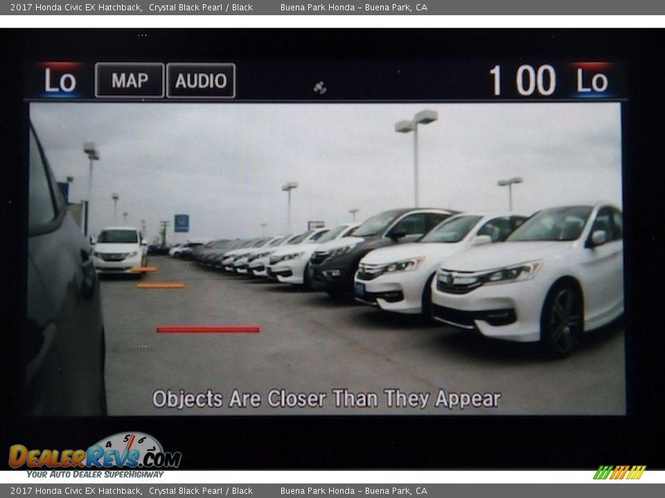 2017 Honda Civic EX Hatchback Crystal Black Pearl / Black Photo #5