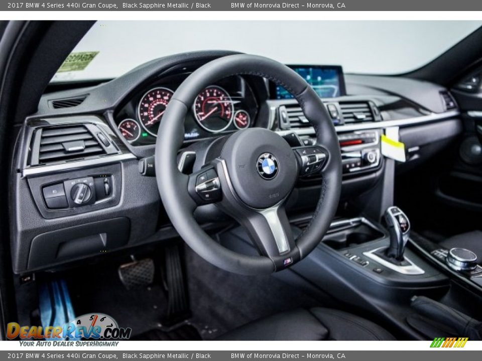 2017 BMW 4 Series 440i Gran Coupe Black Sapphire Metallic / Black Photo #5