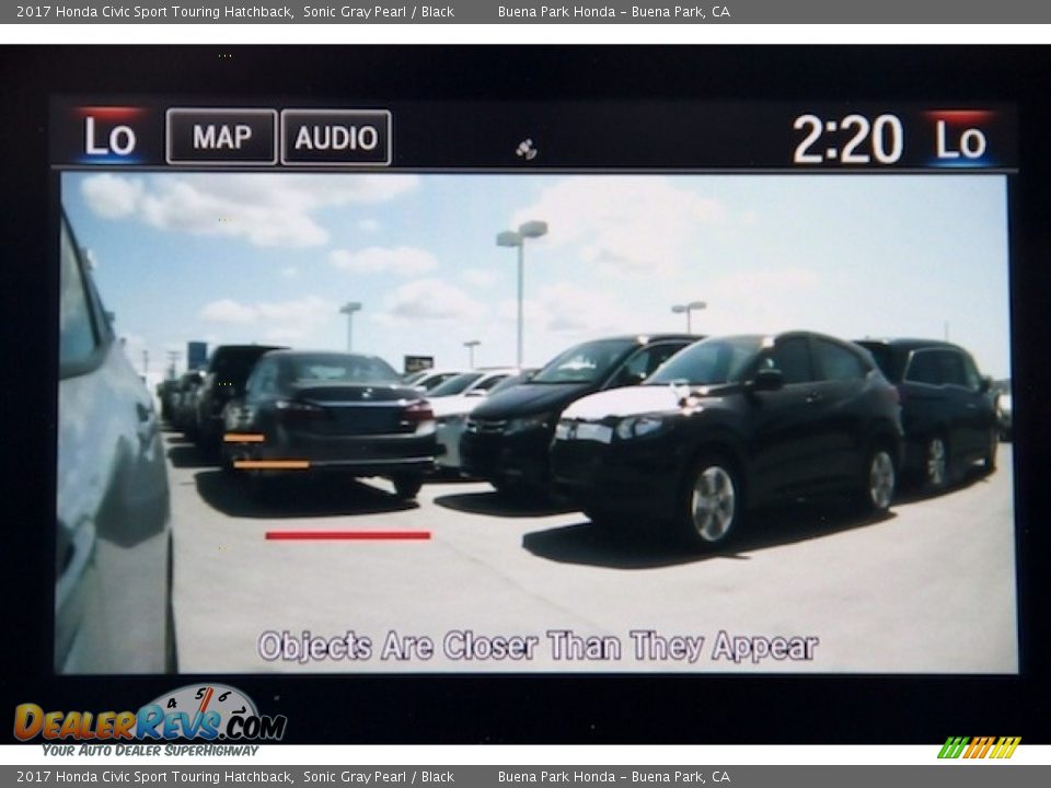 2017 Honda Civic Sport Touring Hatchback Sonic Gray Pearl / Black Photo #7