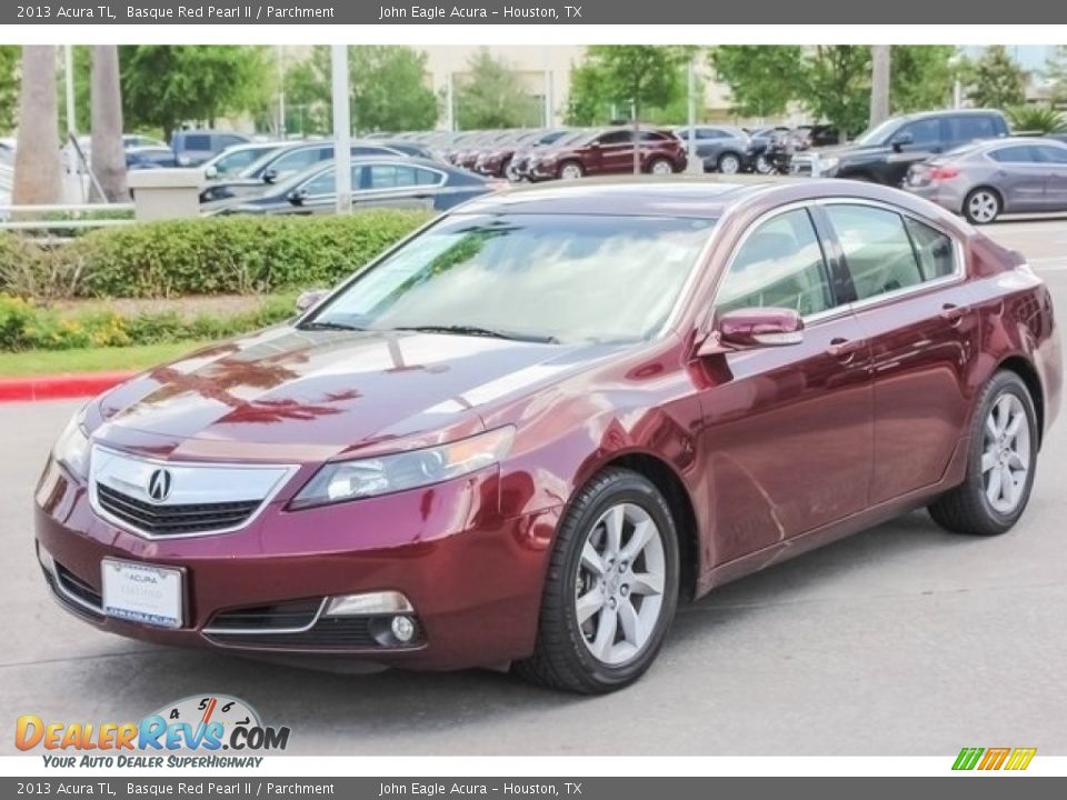 2013 Acura TL Basque Red Pearl II / Parchment Photo #3