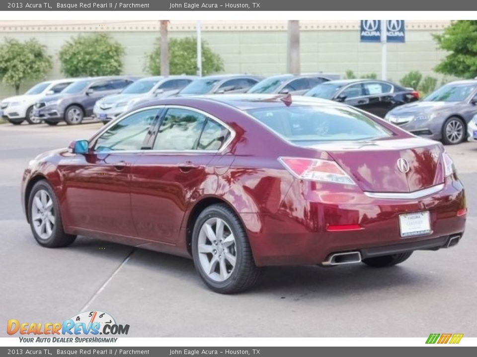 2013 Acura TL Basque Red Pearl II / Parchment Photo #5