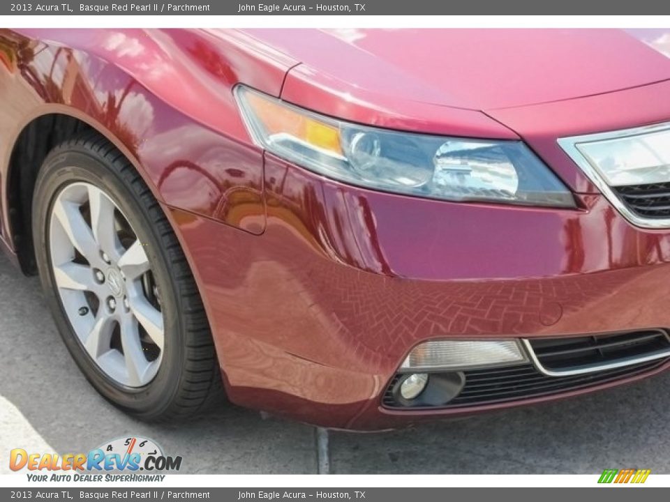 2013 Acura TL Basque Red Pearl II / Parchment Photo #10