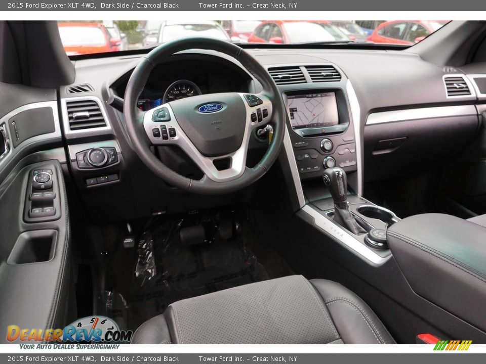 2015 Ford Explorer XLT 4WD Dark Side / Charcoal Black Photo #16