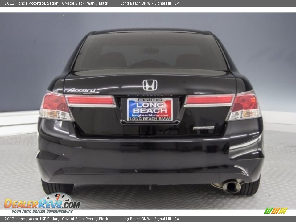 2012 Honda Accord SE Sedan Crystal Black Pearl / Black Photo #3