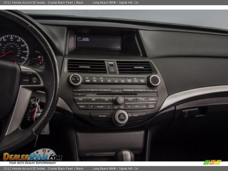 2012 Honda Accord SE Sedan Crystal Black Pearl / Black Photo #5