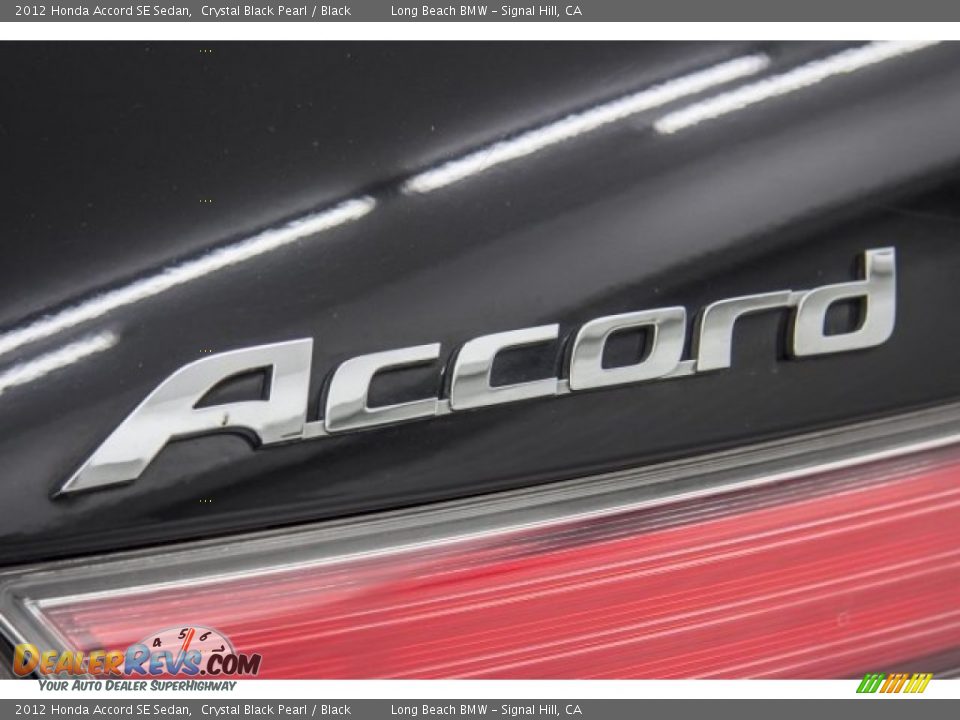 2012 Honda Accord SE Sedan Crystal Black Pearl / Black Photo #7