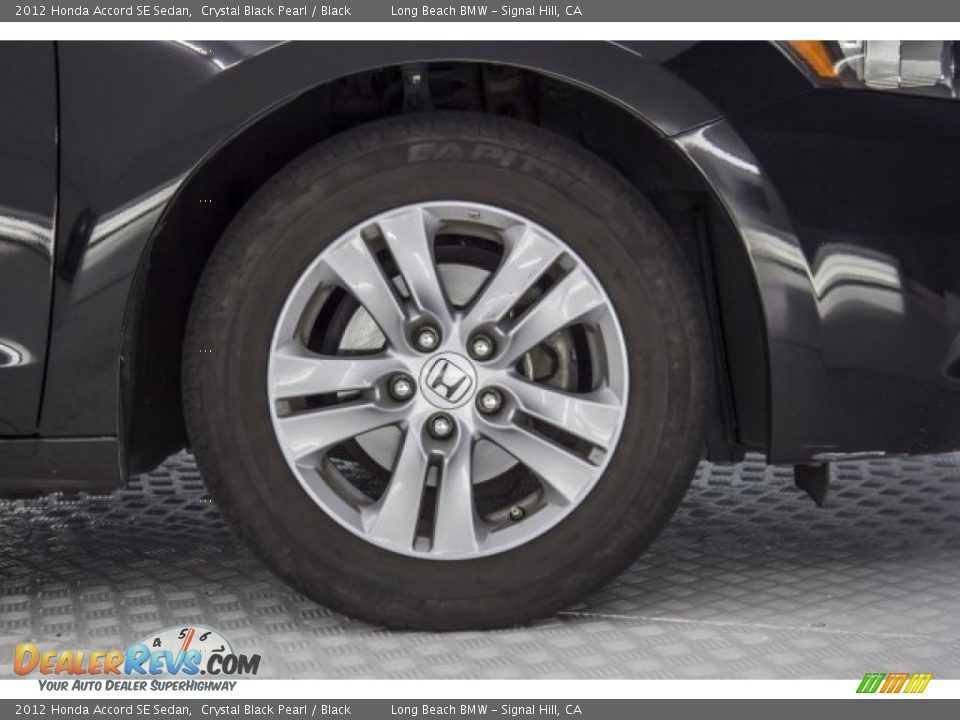 2012 Honda Accord SE Sedan Crystal Black Pearl / Black Photo #8