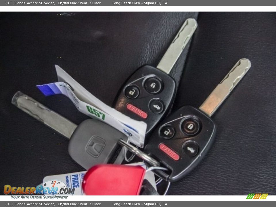 2012 Honda Accord SE Sedan Crystal Black Pearl / Black Photo #11
