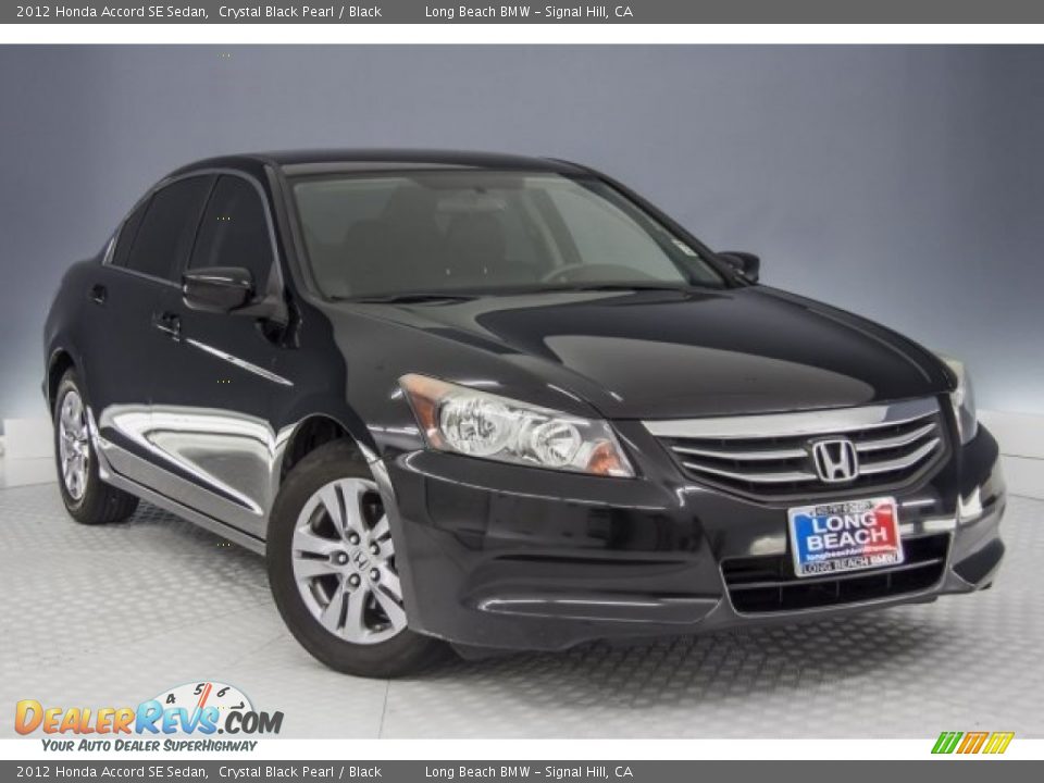 2012 Honda Accord SE Sedan Crystal Black Pearl / Black Photo #12