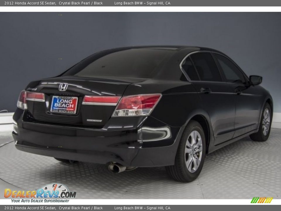 2012 Honda Accord SE Sedan Crystal Black Pearl / Black Photo #14