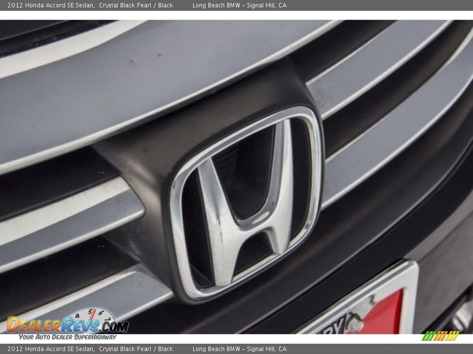 2012 Honda Accord SE Sedan Crystal Black Pearl / Black Photo #17