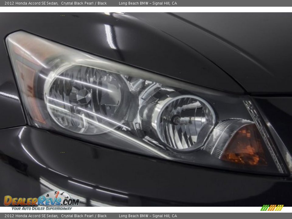 2012 Honda Accord SE Sedan Crystal Black Pearl / Black Photo #18