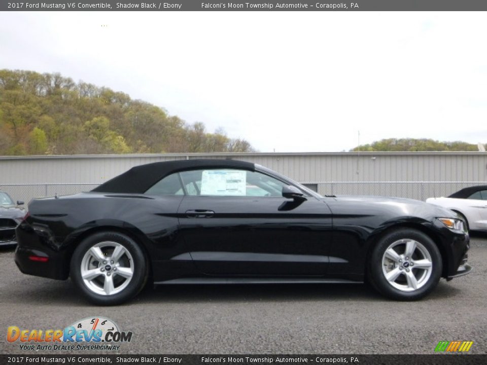 2017 Ford Mustang V6 Convertible Shadow Black / Ebony Photo #1