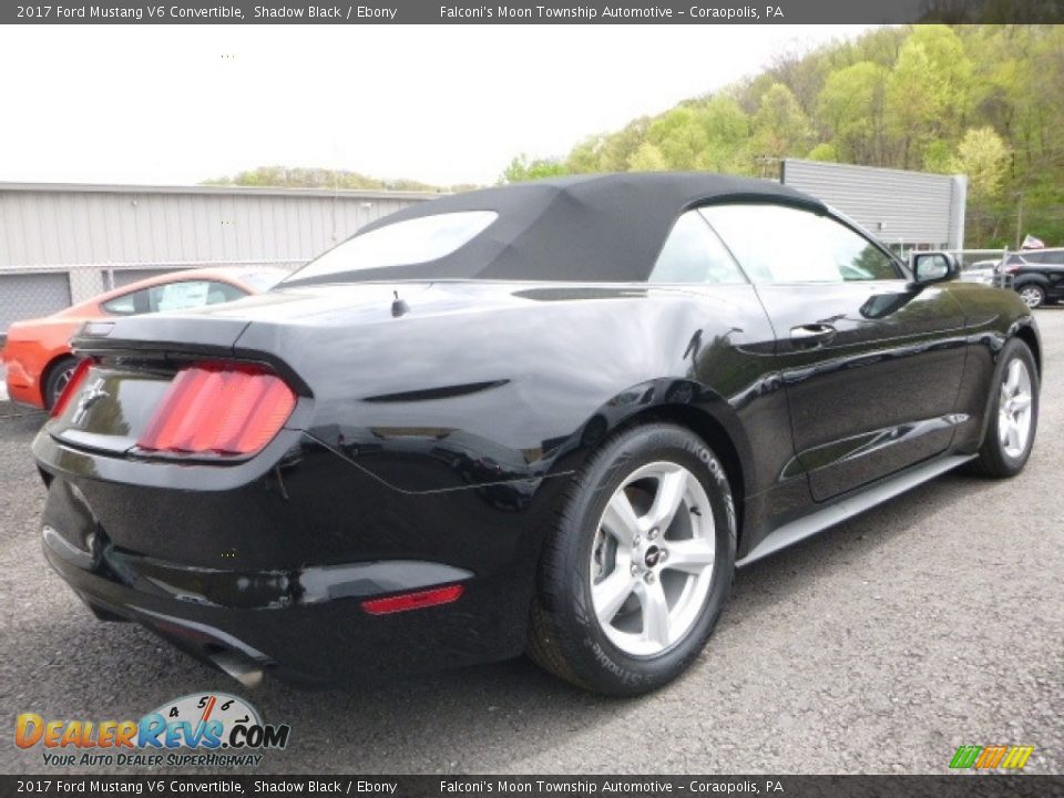 2017 Ford Mustang V6 Convertible Shadow Black / Ebony Photo #2