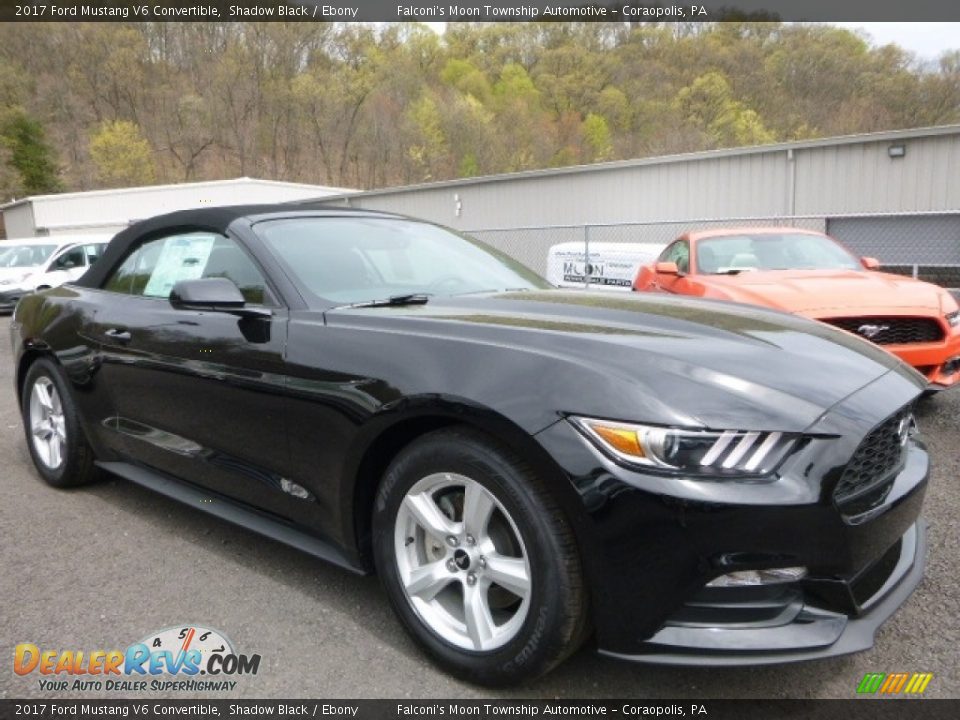 2017 Ford Mustang V6 Convertible Shadow Black / Ebony Photo #3