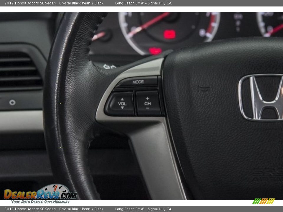 2012 Honda Accord SE Sedan Crystal Black Pearl / Black Photo #21