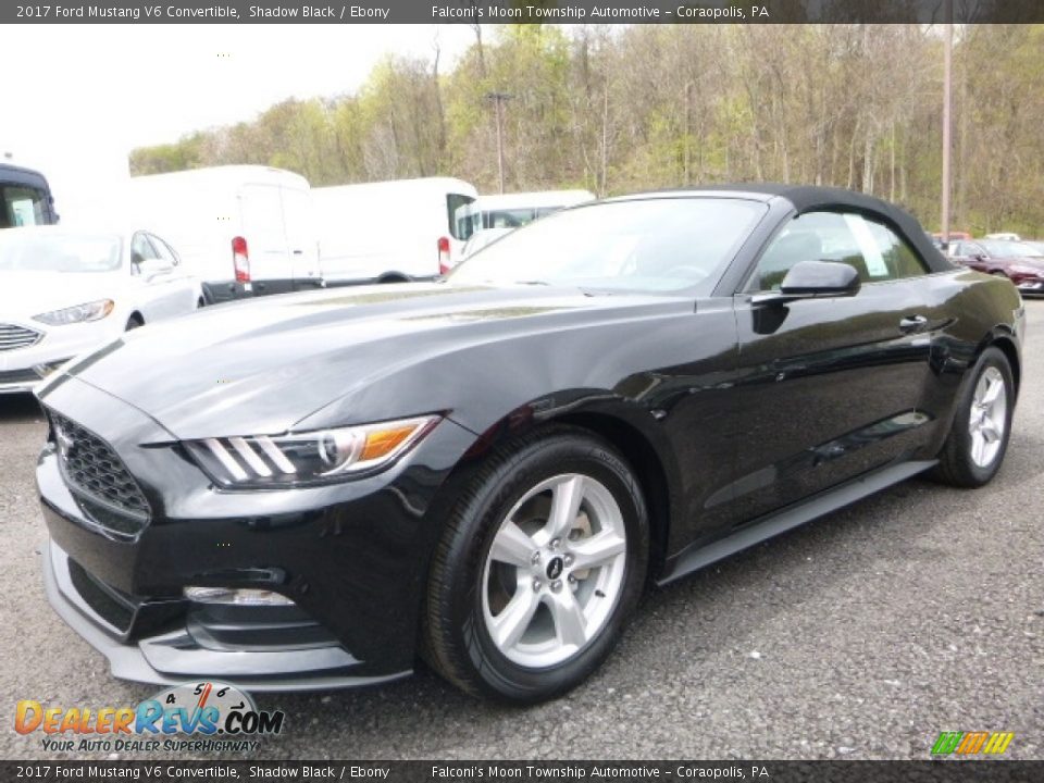 2017 Ford Mustang V6 Convertible Shadow Black / Ebony Photo #5