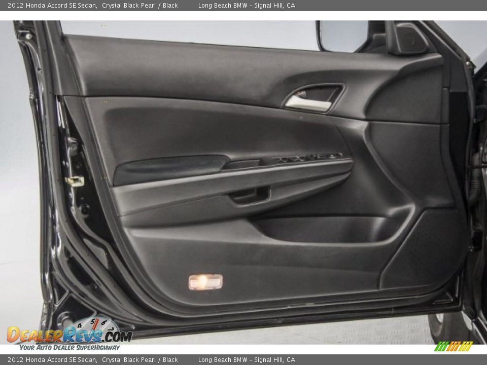 2012 Honda Accord SE Sedan Crystal Black Pearl / Black Photo #24